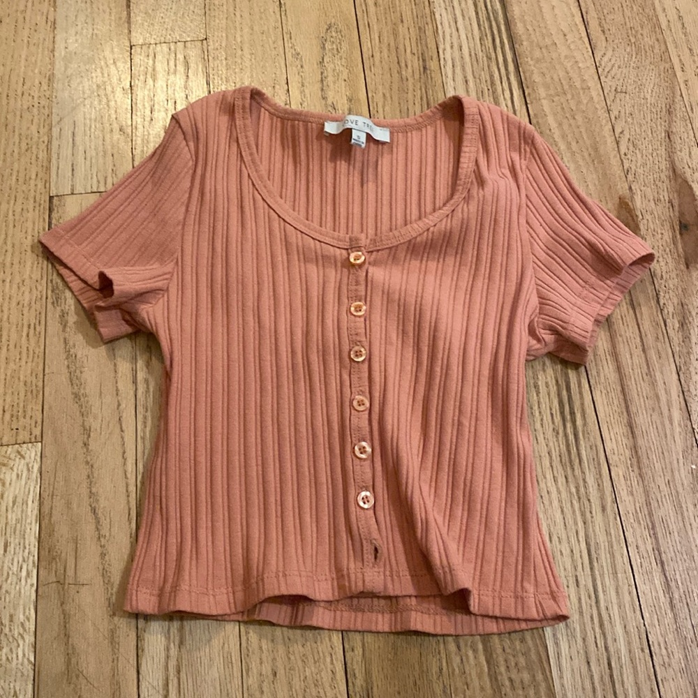 Love tree Coral top